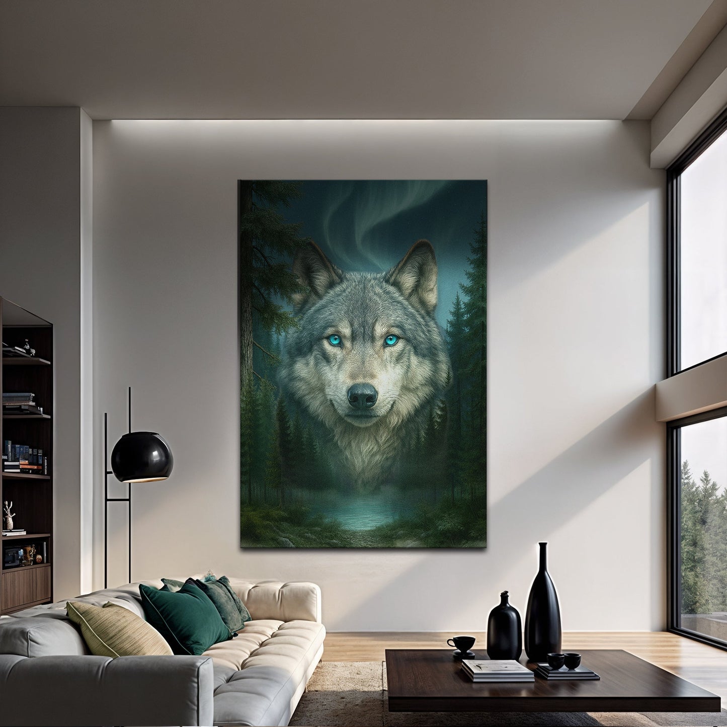 Symphony of the North Wolf Art