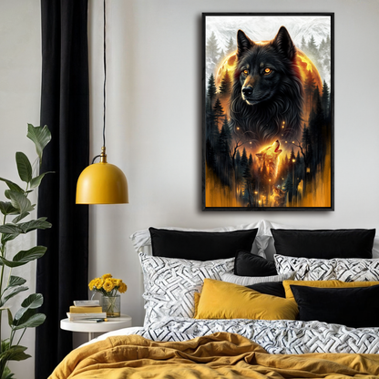 Alpha Shadow Eclipse Wall Art