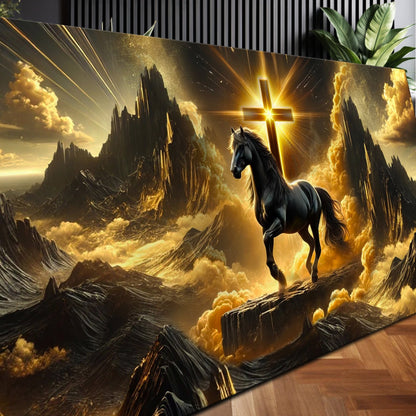 Sculpted Faith Horse Artwork