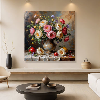 Summer Floral Vase Wall Art