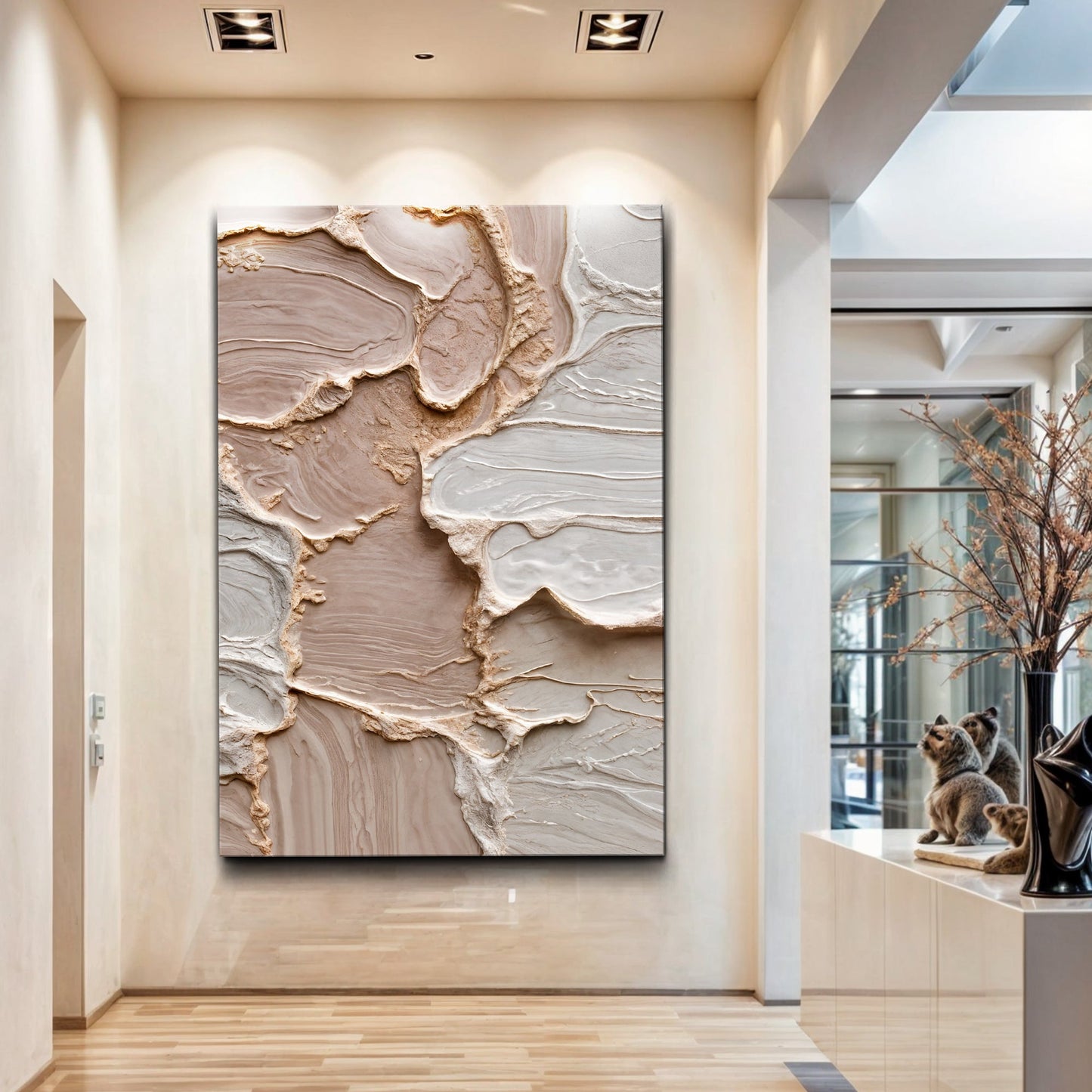 Ivory Abstraction Wall Art