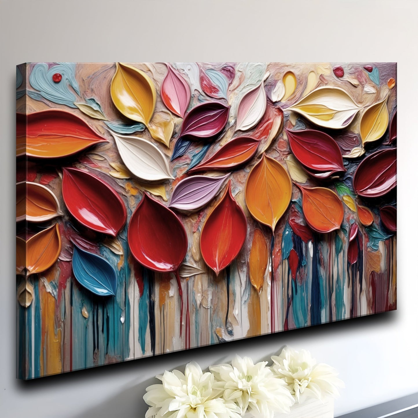 Seasonal Rain Abstraction Wall Art