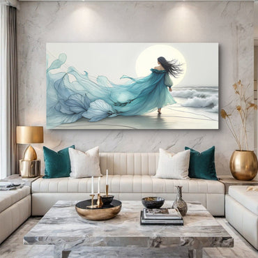 Marine Drift Abstraction Wall Art