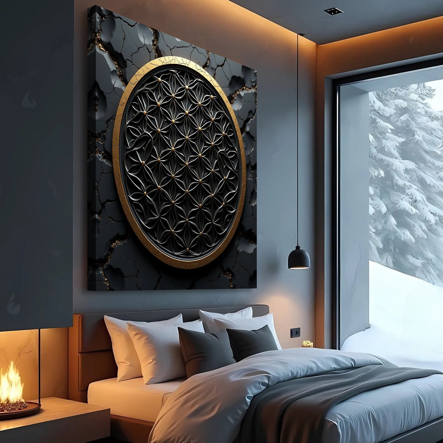 The Flower of Life Form III Wall Art