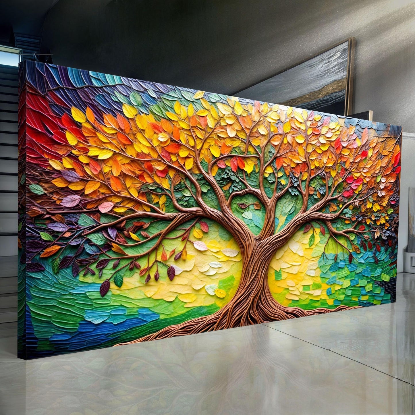 Symbolic Tree Form Wall Art