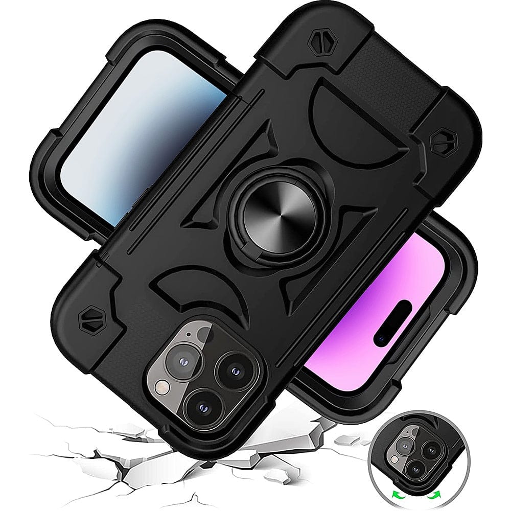 iPhone 14 Pro Max Heavy-Duty Case - Kickstand, Non-Slip Grip | Raider Series