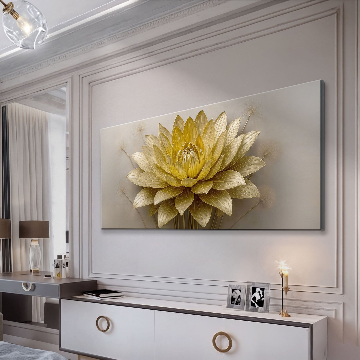 Gilded Petal Composition III Wall Art