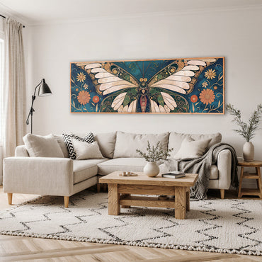 Butterfly in Vintage Form Wall Art