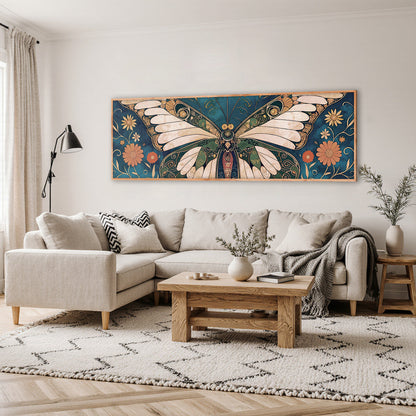 Butterfly in Vintage Form Wall Art
