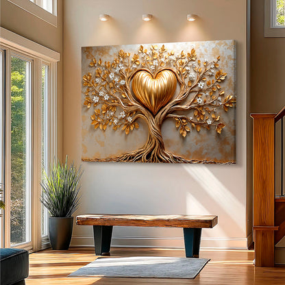 Radiant Heart Tree Wall Art