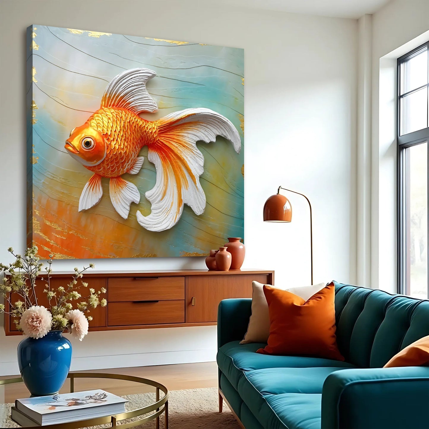 3D Aquatic Motion Study Wall Art