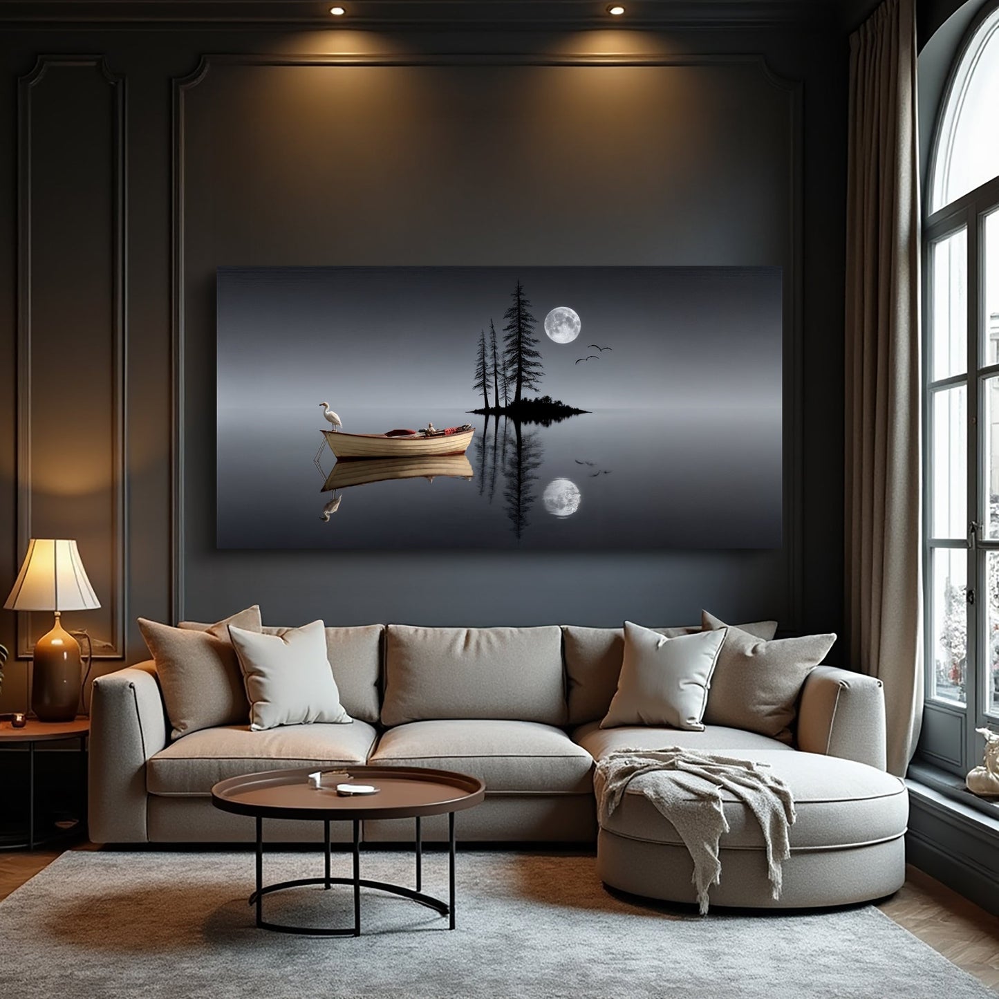 Nightfall Over Still Waters Wall Art