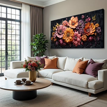 Vivid Bloom Composition Wall Art