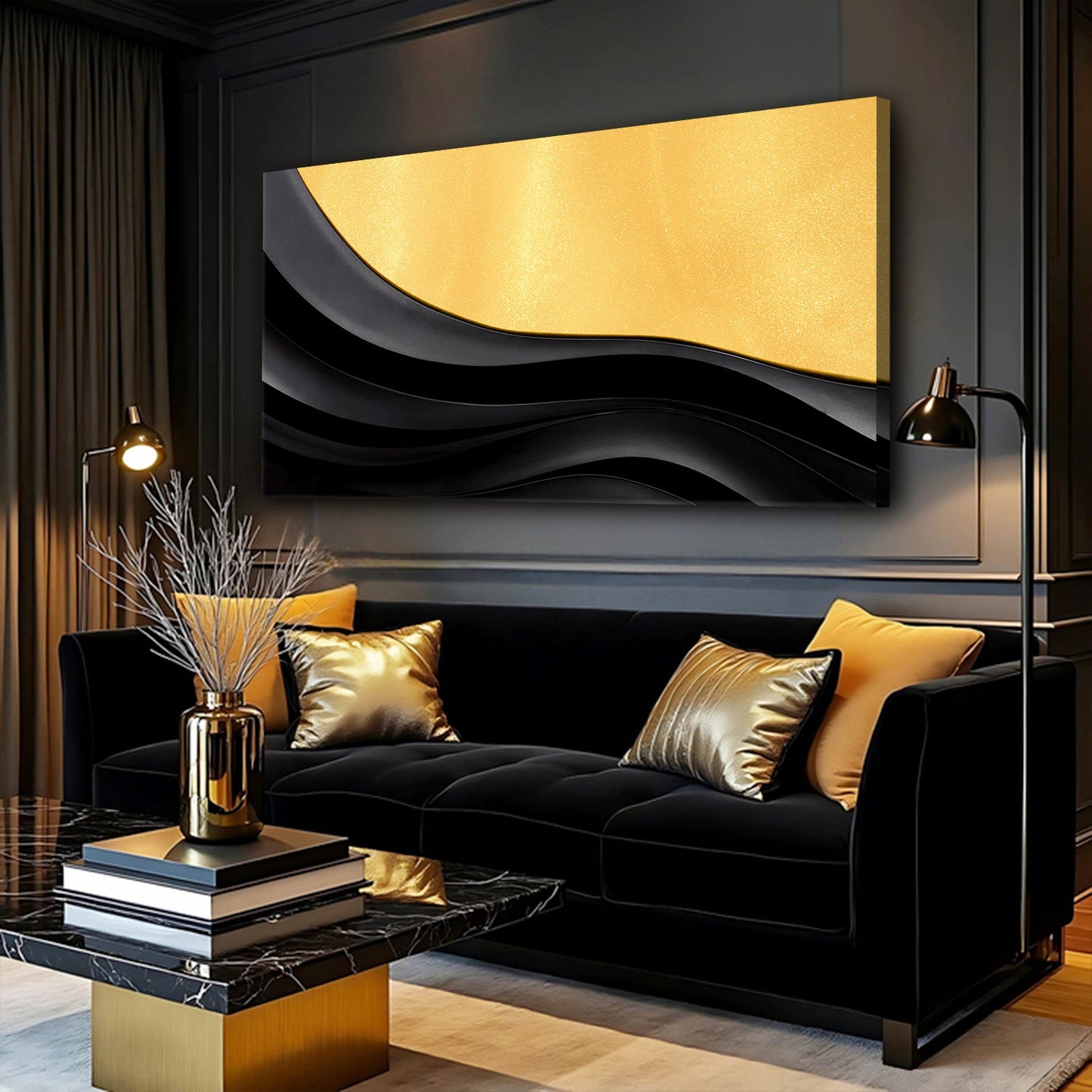 Minimalist Dual‑Tone VIII Wall Art