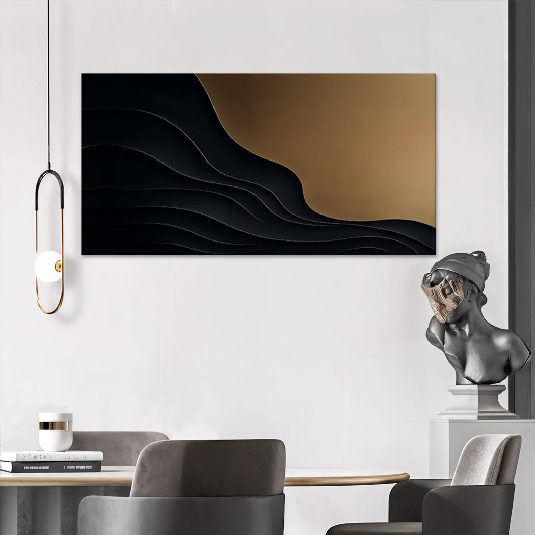 Aureate Minimalist Form X Wall Art