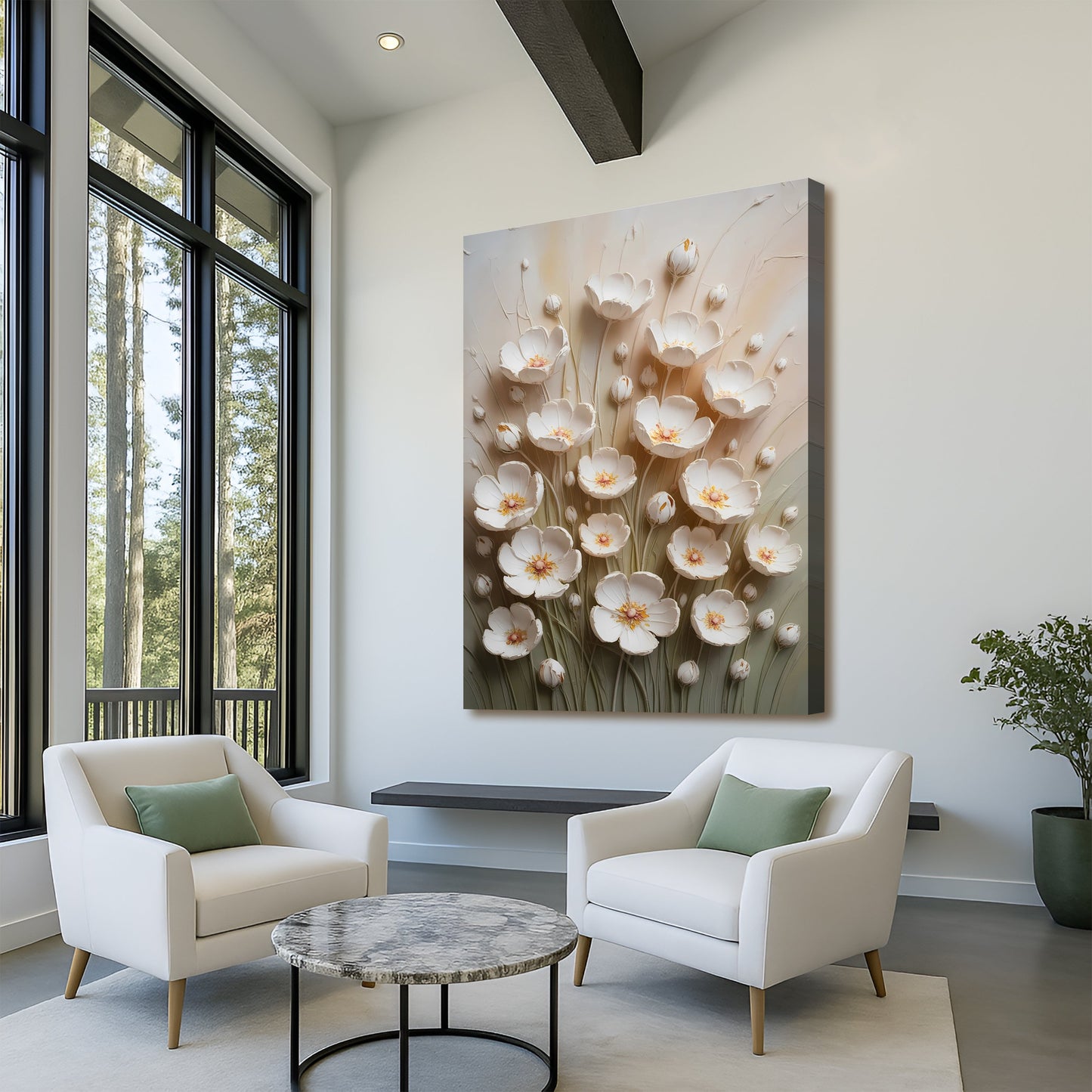 Petal Drift Wall Art