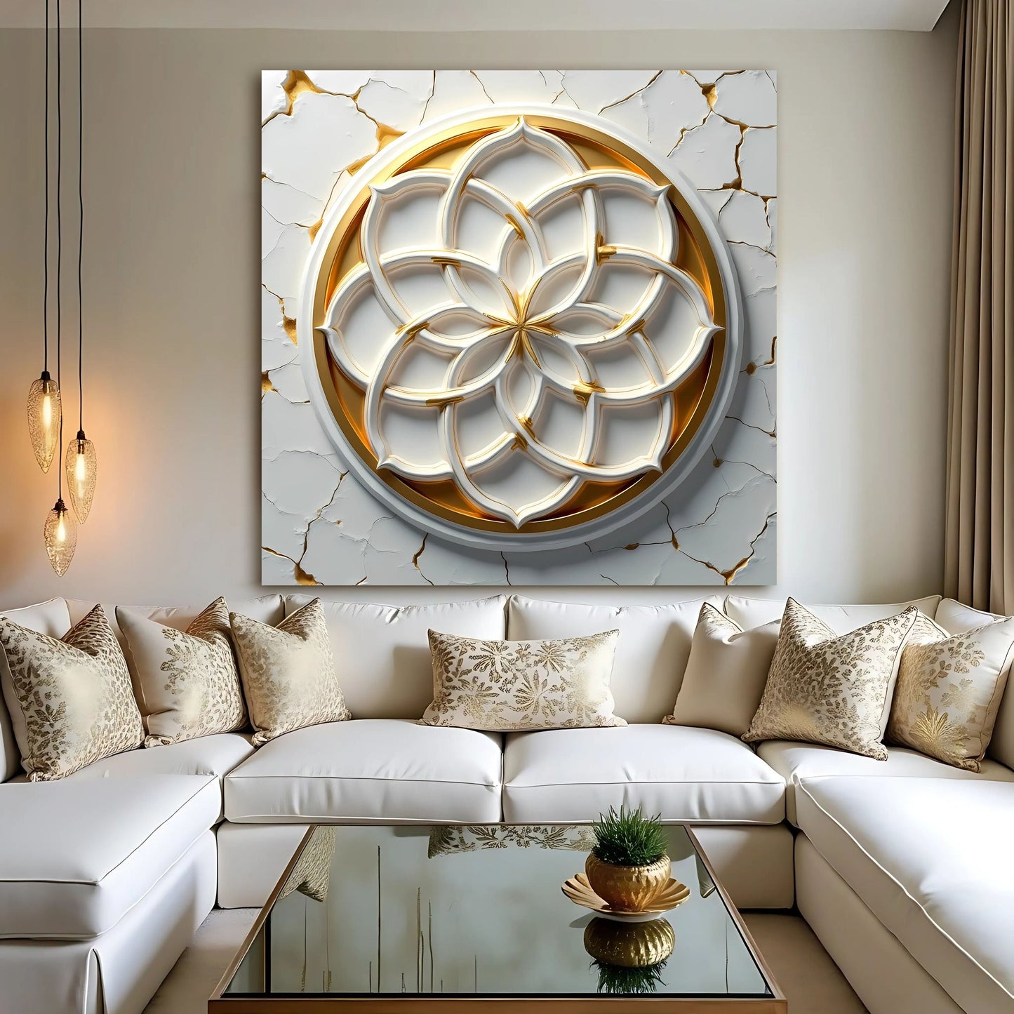 Life Mandala Structure Wall Art