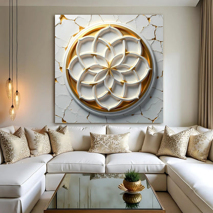 Life Mandala Structure Wall Art
