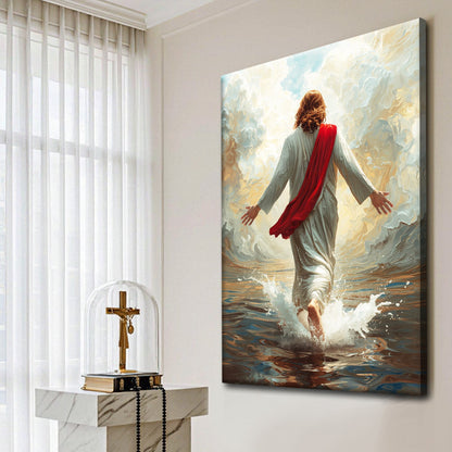 In the Storm He Stands Wall Art IX