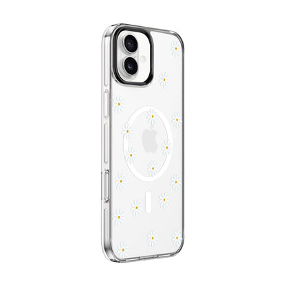 iPhone 16 Floral Design Case with Swappable Back - Wireless Charging | Inspire Series