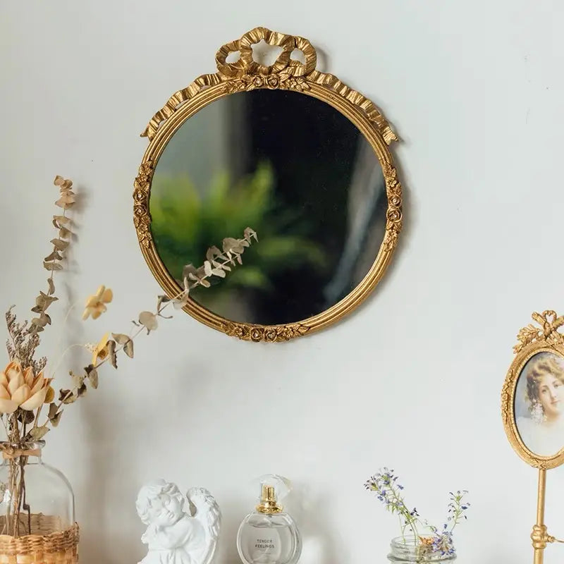 PEWTER MIRROR