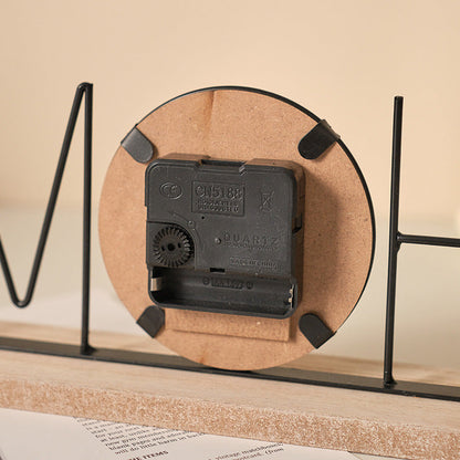Creative TV Cabinet Decorative Ornaments Table Clock Furnishings