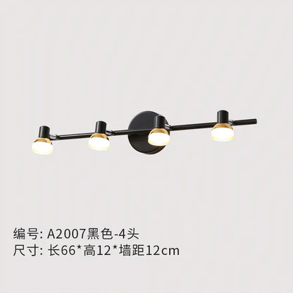 Modern Copper Wall Light for Bathroom Vanity Mirror