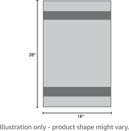 CASA COPENHAGEN, Designed in Denmark, 600 GSM, Hand Towels 16x28 Inches, Set of 10 - Grey Violet, Super Soft and Absorbent, Egyptian Cotton Towels for Bathroom & Kitchen