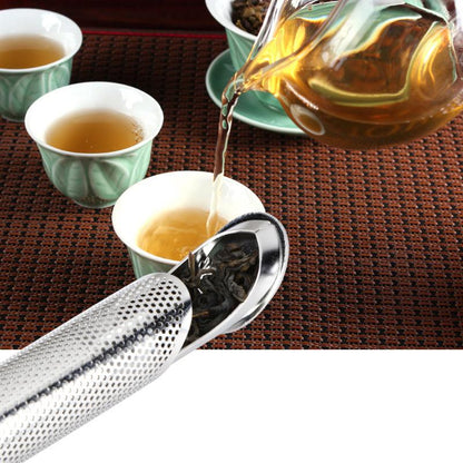 New Pipe-Shaped Tea Strainer 304 Stainless Steel Tea Leaking Tea Incubator Teapot-Shaped Tea Strainer