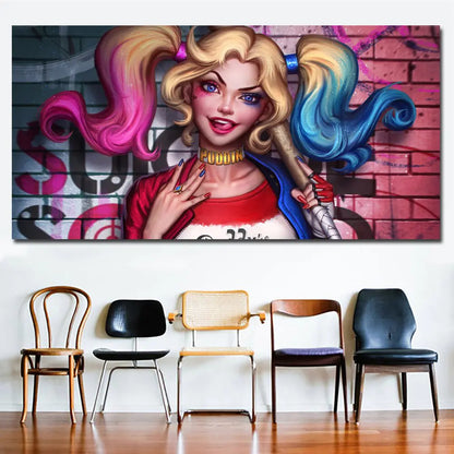 HD Suicide Squad Oil Painting Wall Art Poster Print