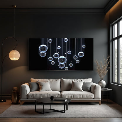 Whispers of Rising Spheres Wall Art