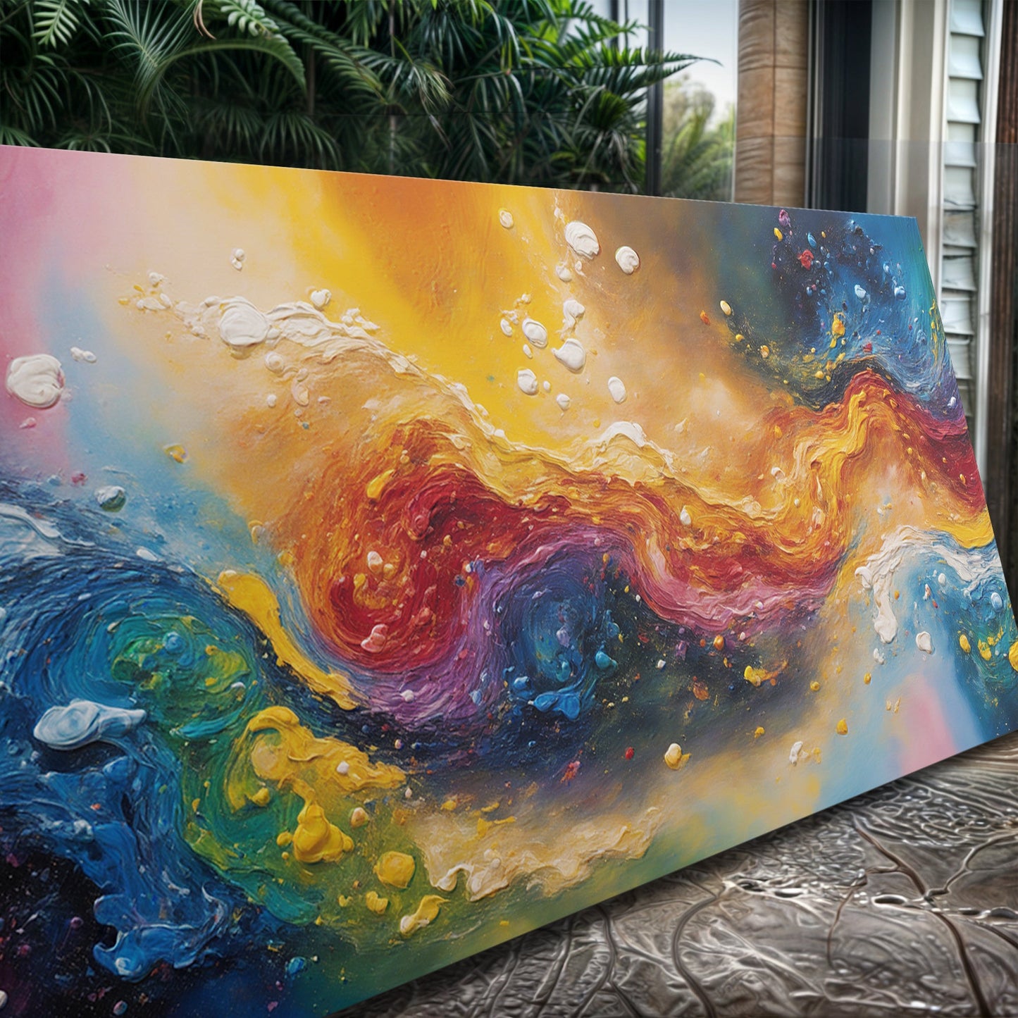 Chromatic Fusion Nova Wall Art