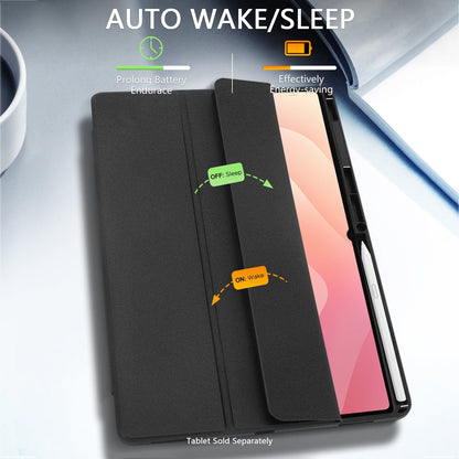 Samsung Galaxy Tab S11 Ultra Case - Folio Slim, Transparent Back | Venture Series