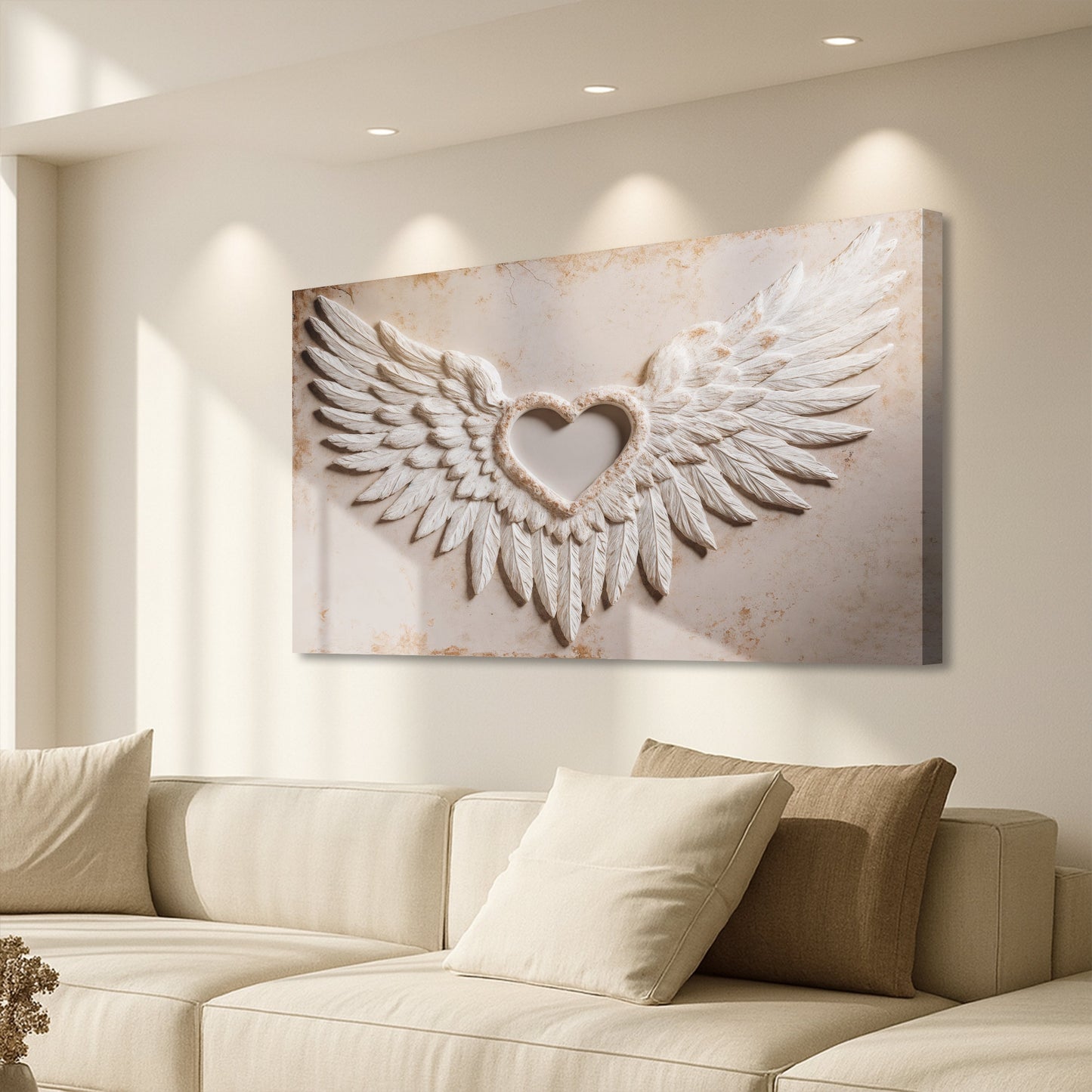 Wings of Devotion II Abstract Wall Art