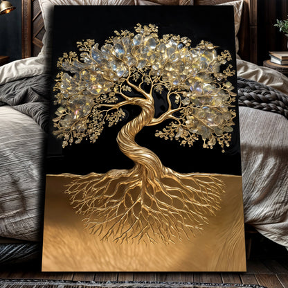 Contemporary Life‑Tree Silhouette Wall Art