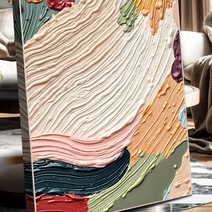 Vivid Form Abstraction Wall Art