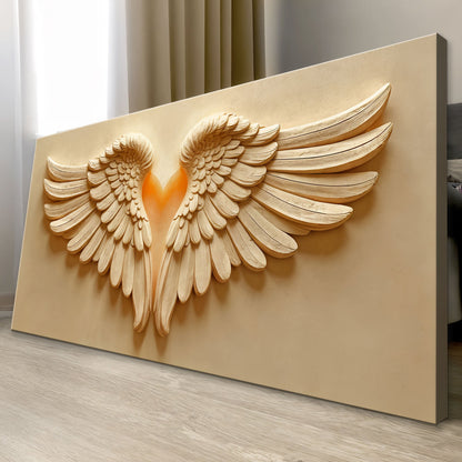 Sanctified Winged Reverence Wall Art