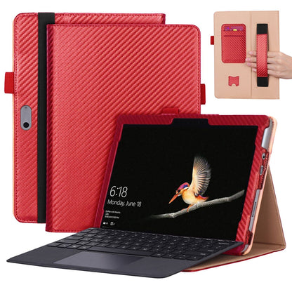 Venture Series Carbon Fiber Pattern Folio Case - Microsoft Surface Go 4 and Go 3