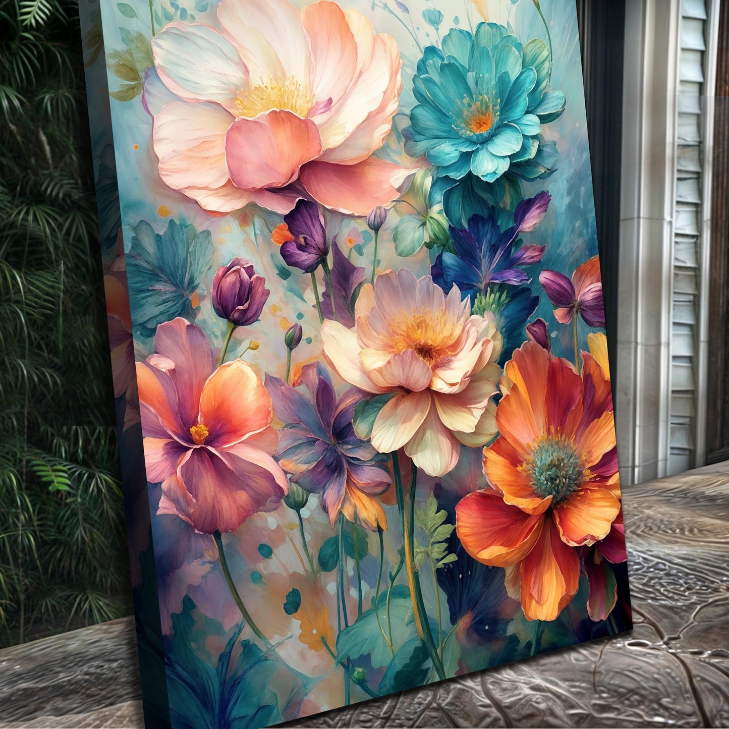 Spring Blossom Abstraction Wall Art