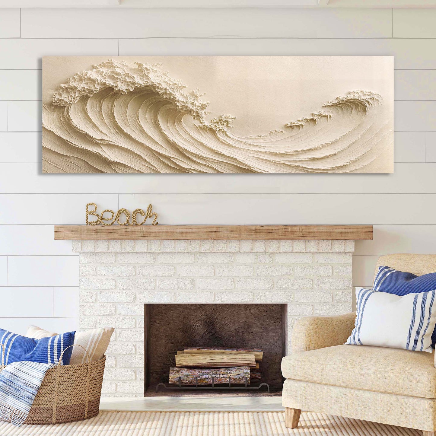 Blue Current Composition II Wall Art