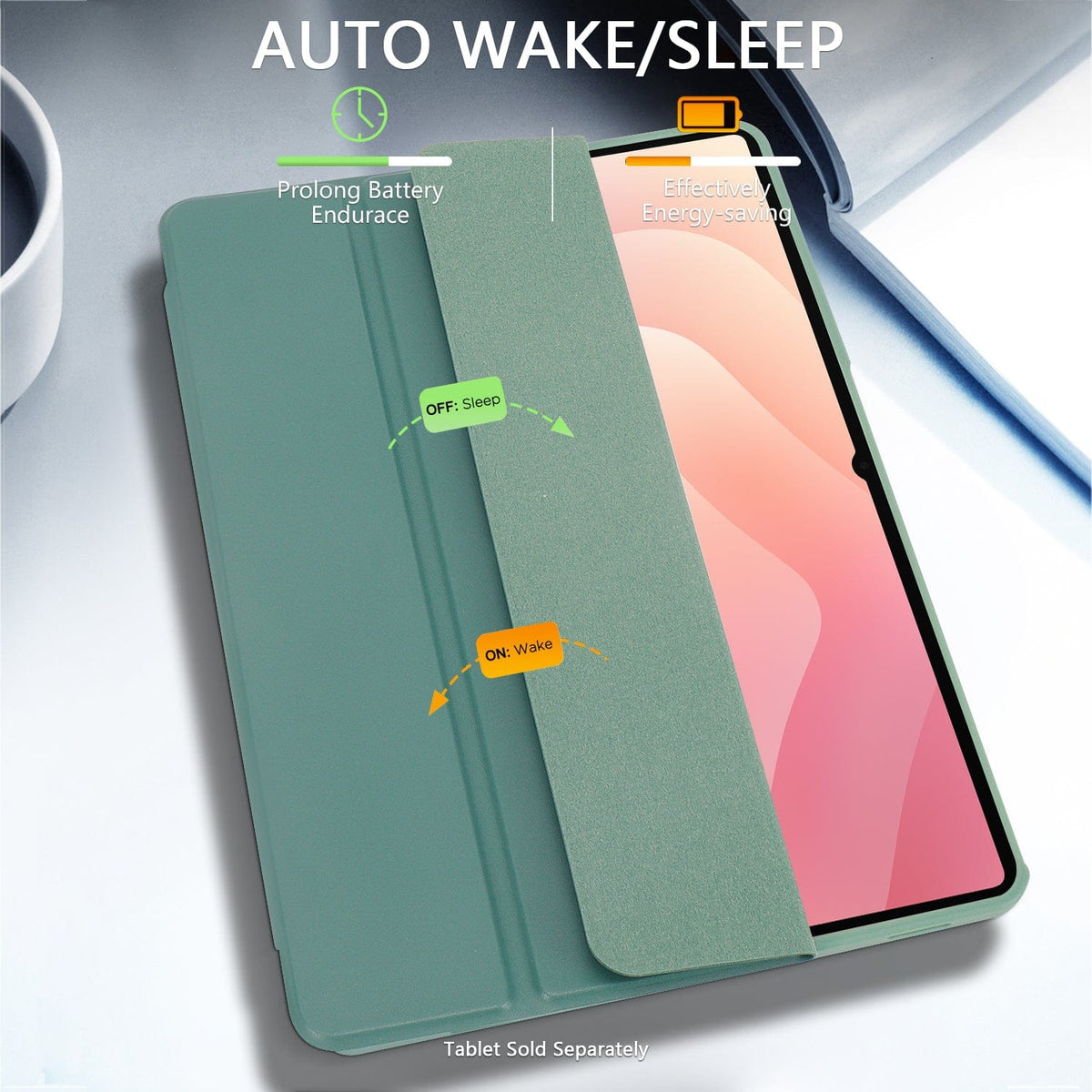 Samsung Galaxy Tab S11 Case - Slim Folio with Transparent Back | Venture Series