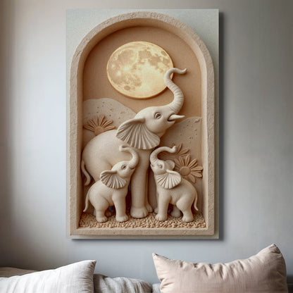 Elephant Serenity Composition Wall Art