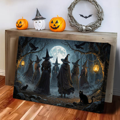 Coven Gathering — Halloween Wall Art