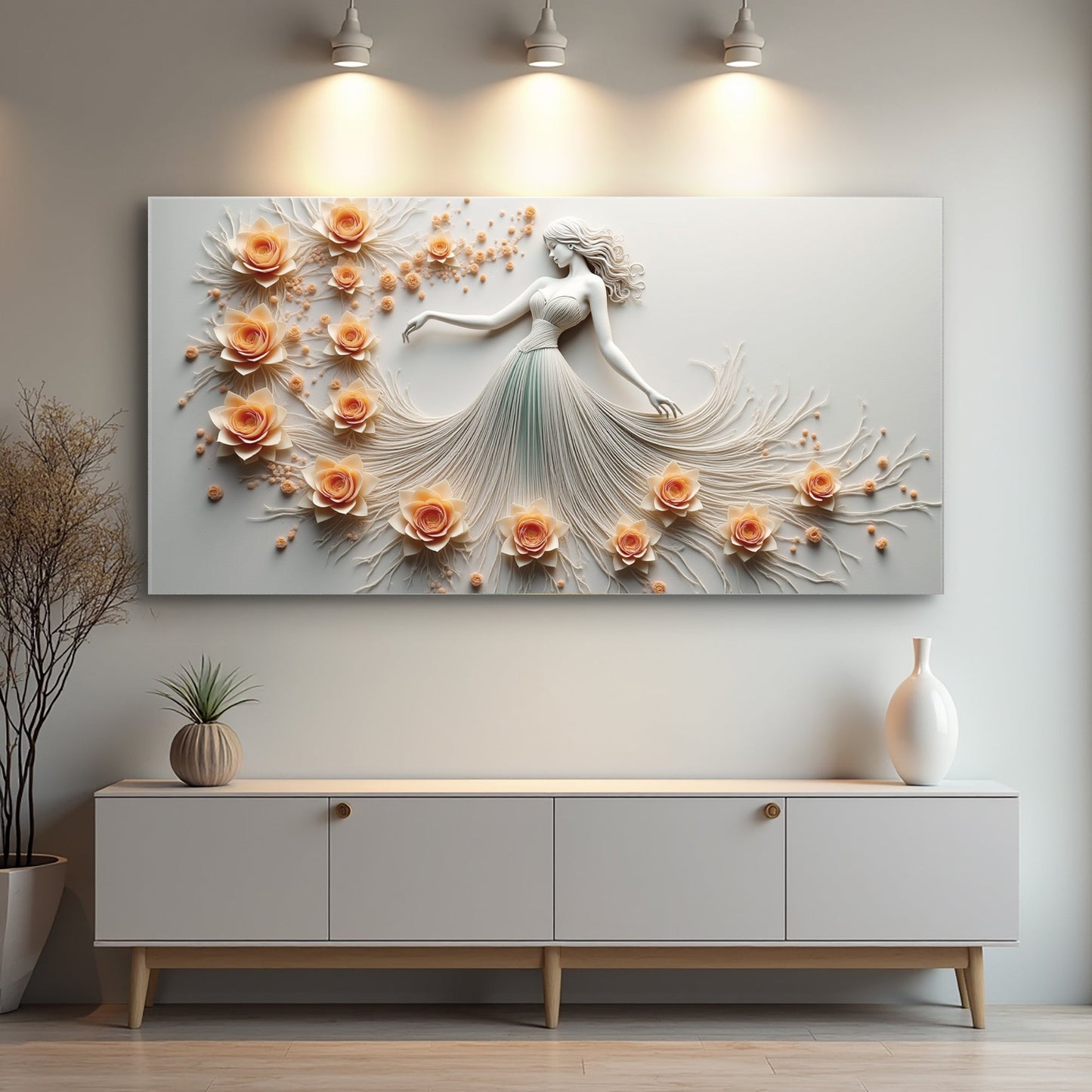 Where Her Body Becomes Rhythm Wall Art