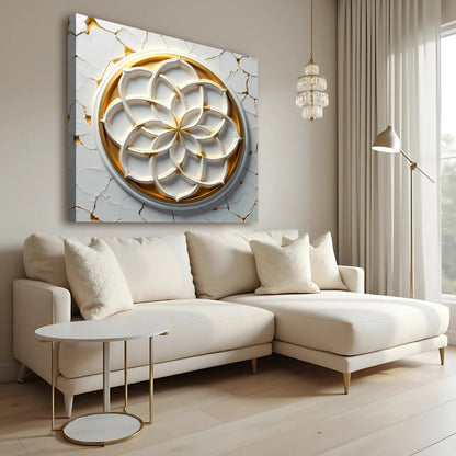 Life Mandala Structure Wall Art