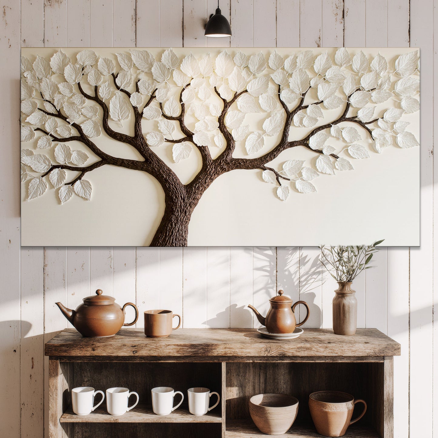 Whispers Beneath the Ivory Canopy Wall Art