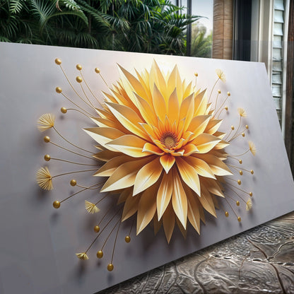 Golden Seeds of Radiance Wall Art