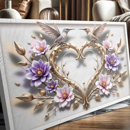 Hummingbird Essence Panel V Wall Art