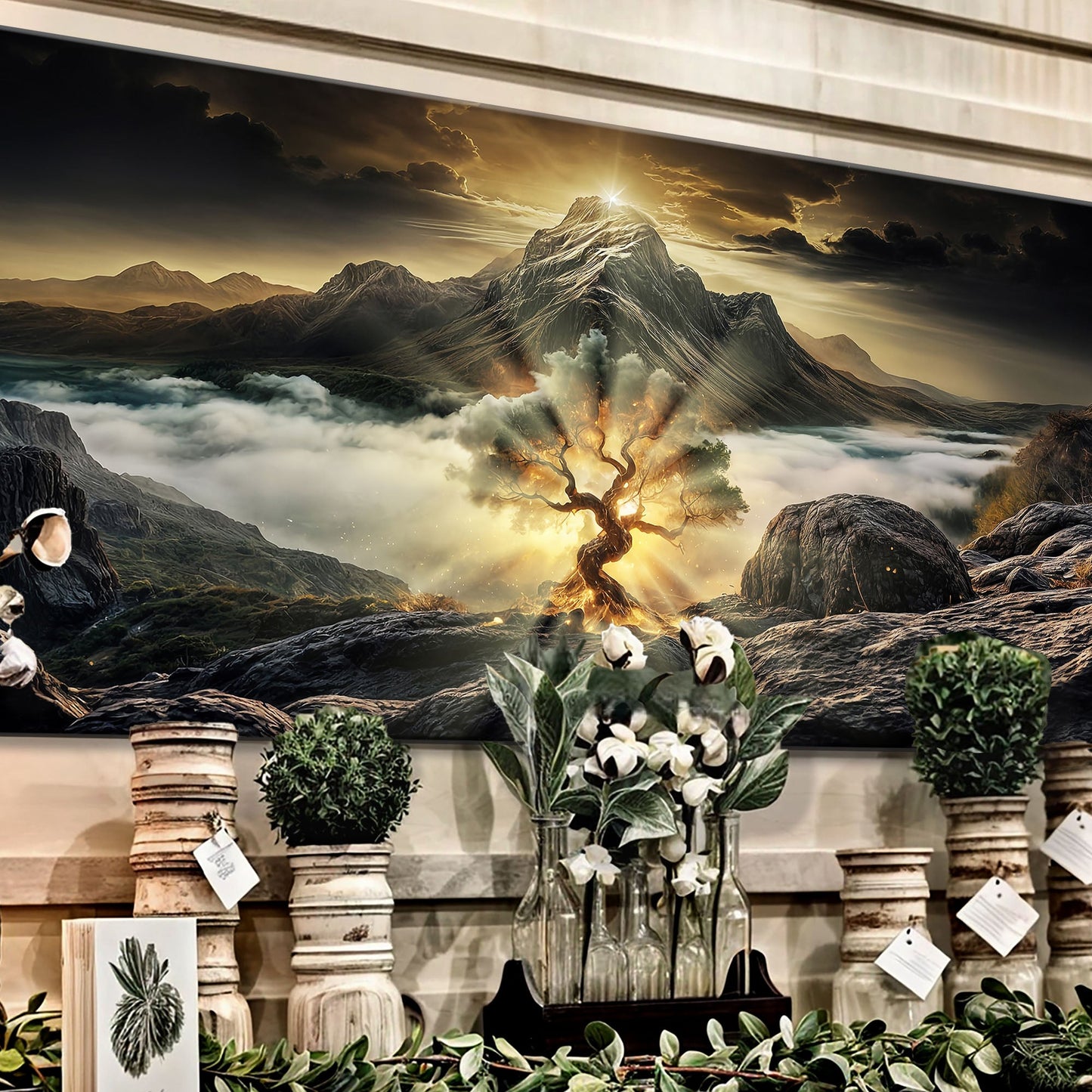 Abstract Sacred Flame II Wall Art