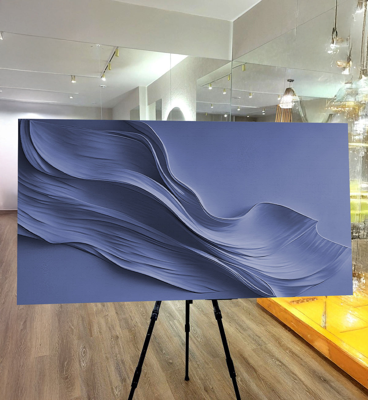 Navy Essence Portrait Wall Art